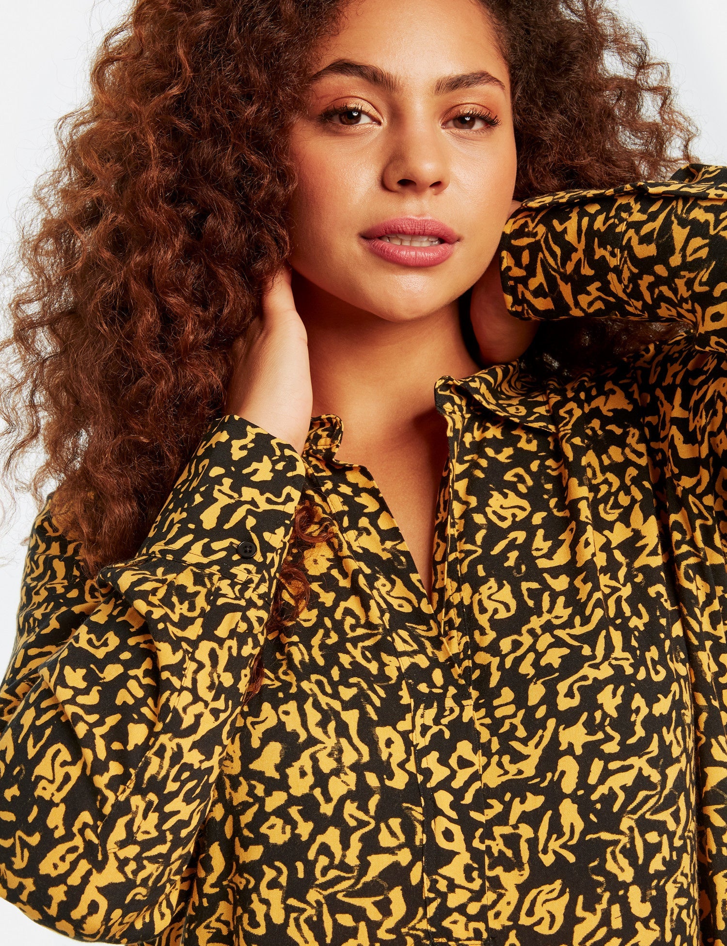 Yellow Blouse Long-Sleeve