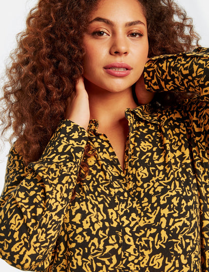 Yellow Blouse Long-Sleeve