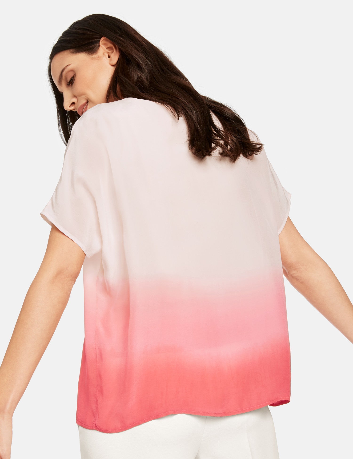 Coral T-Shirt Short-Sleeve Roundneck