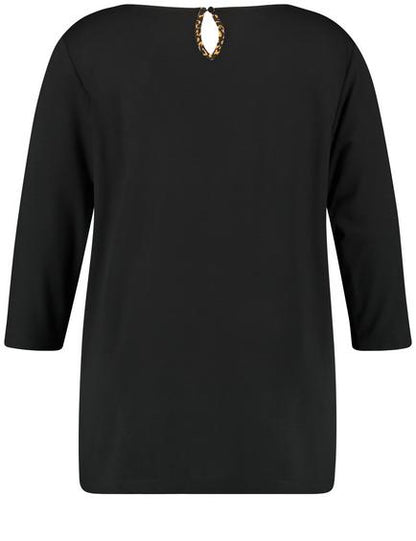 Yellow T-Shirt 3/4-Sleeve Roundneck