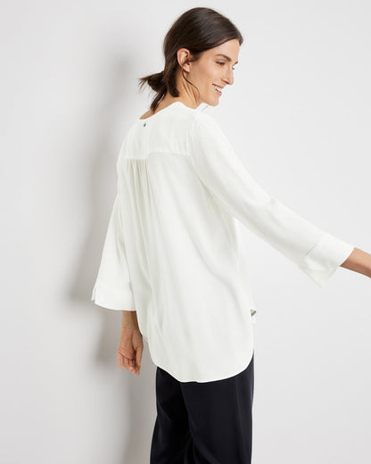 White Blouse 3/4 Sleeve