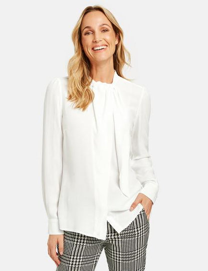 White Blouse Long-Sleeve