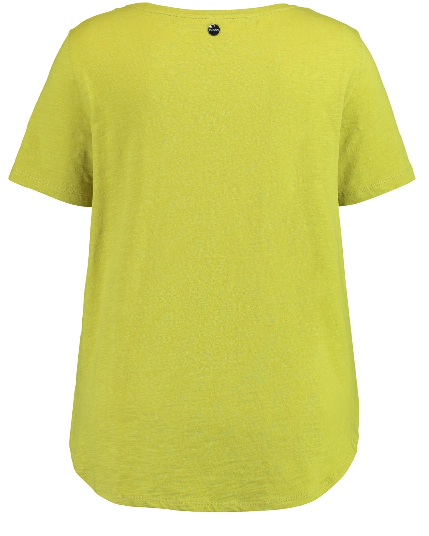 Yellow T-Shirt Short-Sleeve Roundneck