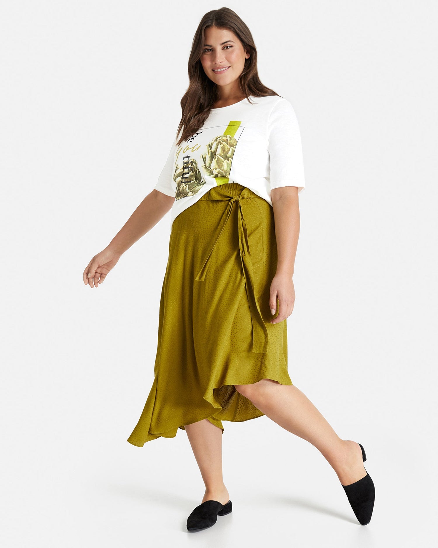 White T-Shirt Short-Sleeve Roundneck