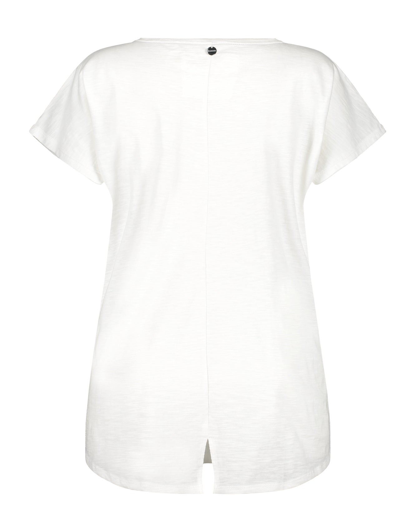 White T-Shirt Short-Sleeve Roundneck