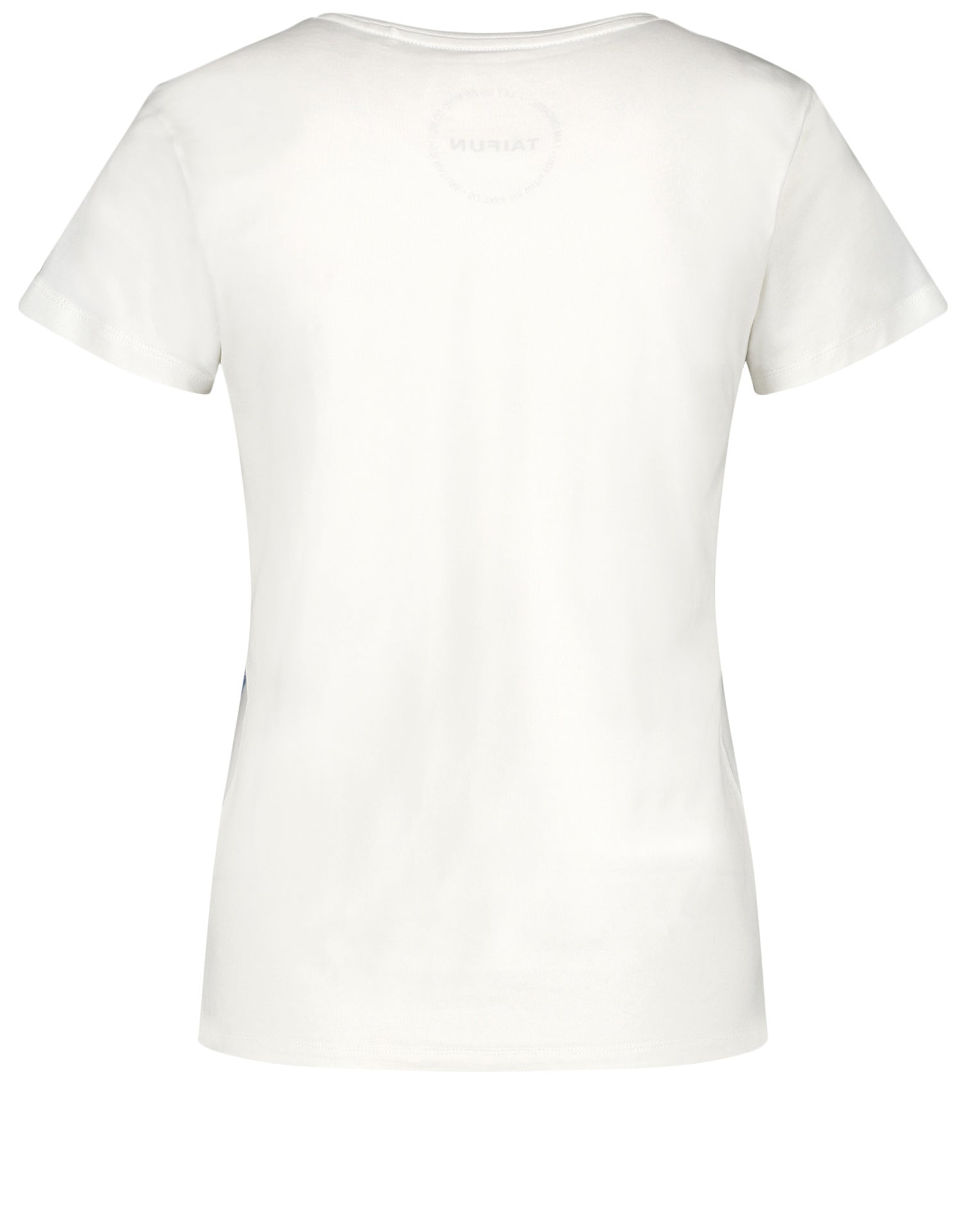 White T-Shirt Short-Sleeve Roundneck