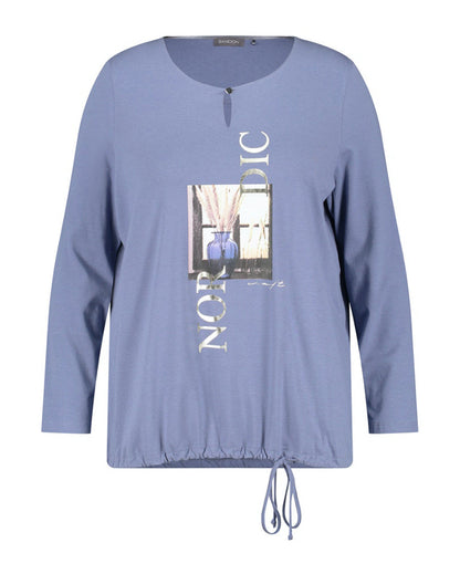 Light Blue T-Shirt Long-Sleeve