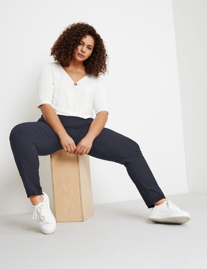 Dark Blue Slim Fit Pants Lucy