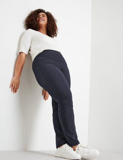 Dark Blue Slim Fit Pants Lucy