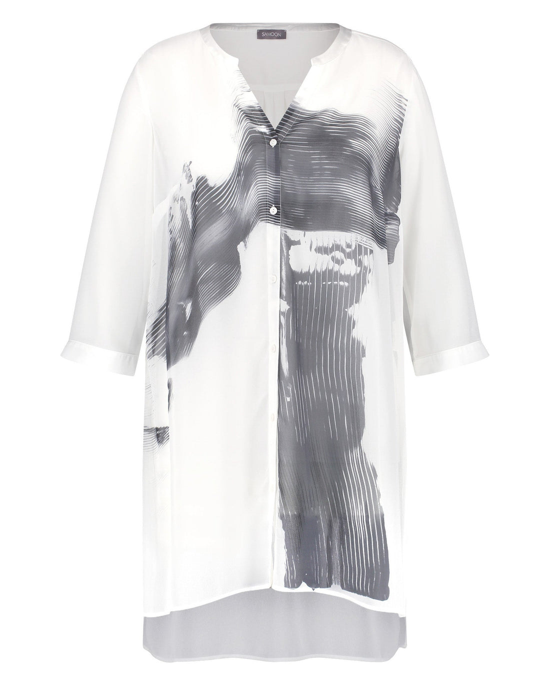 White Blouse 3/4 Sleeve