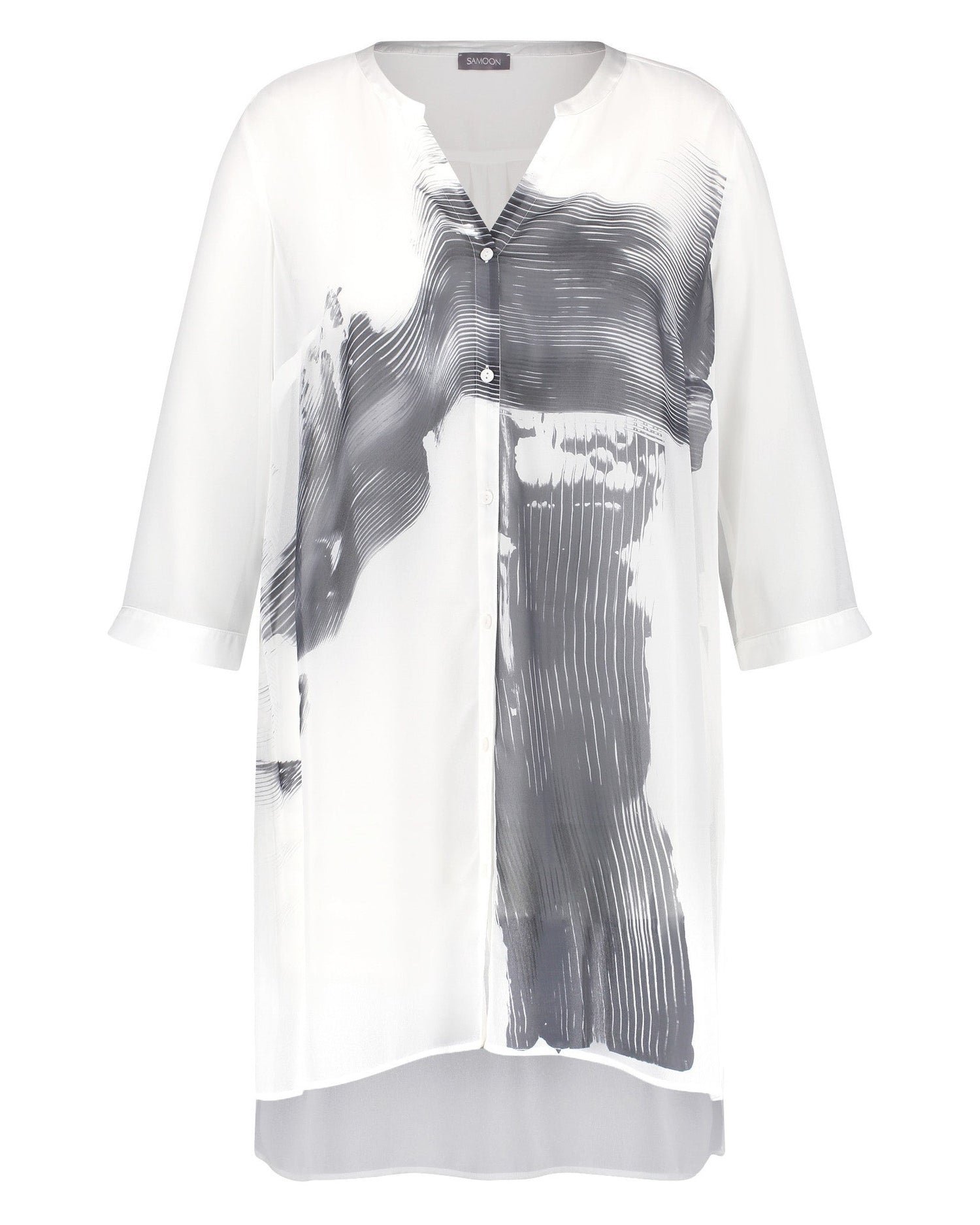 White Blouse 3/4 Sleeve