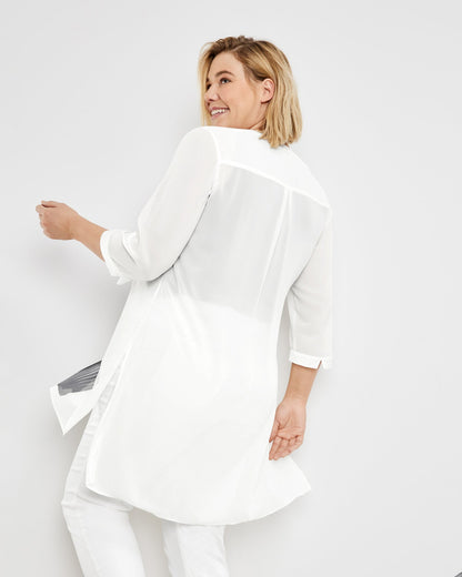 White Blouse 3/4 Sleeve