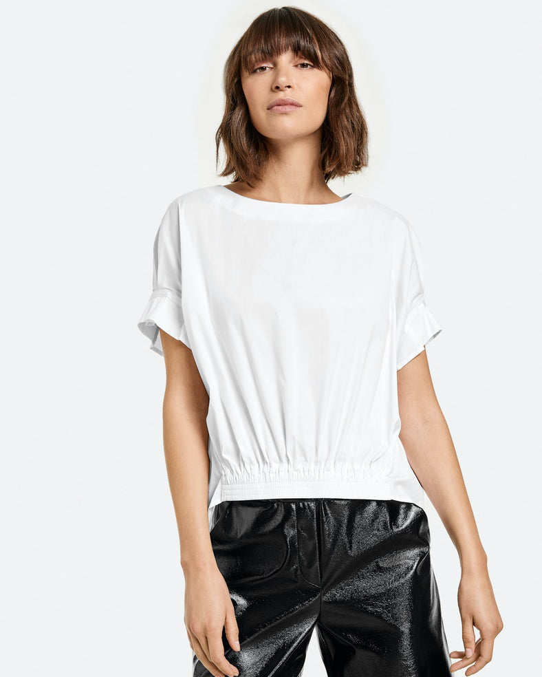 White Blouse 1/2 Sleeve