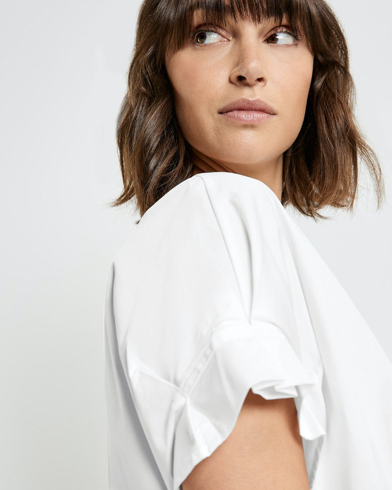 White Blouse 1/2 Sleeve