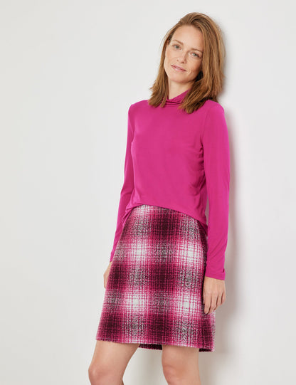 Fuchsia Longsleeve With Turtleneck