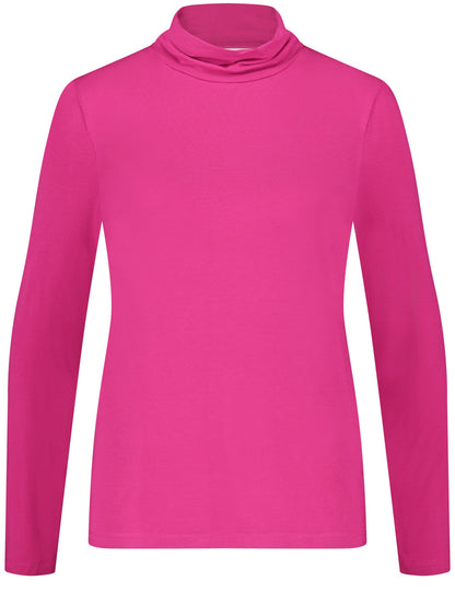 Fuchsia Longsleeve With Turtleneck