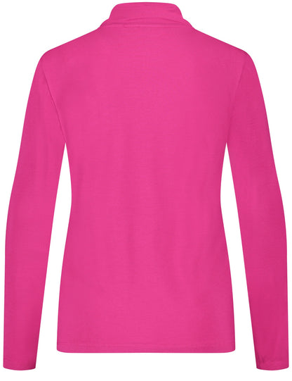Fuchsia Longsleeve With Turtleneck