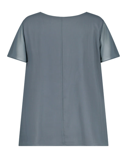 Light Grey T-Shirt 1/2 Sleeve