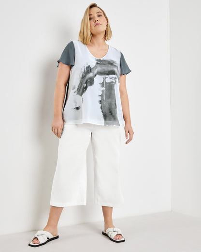 Light Grey T-Shirt 1/2 Sleeve