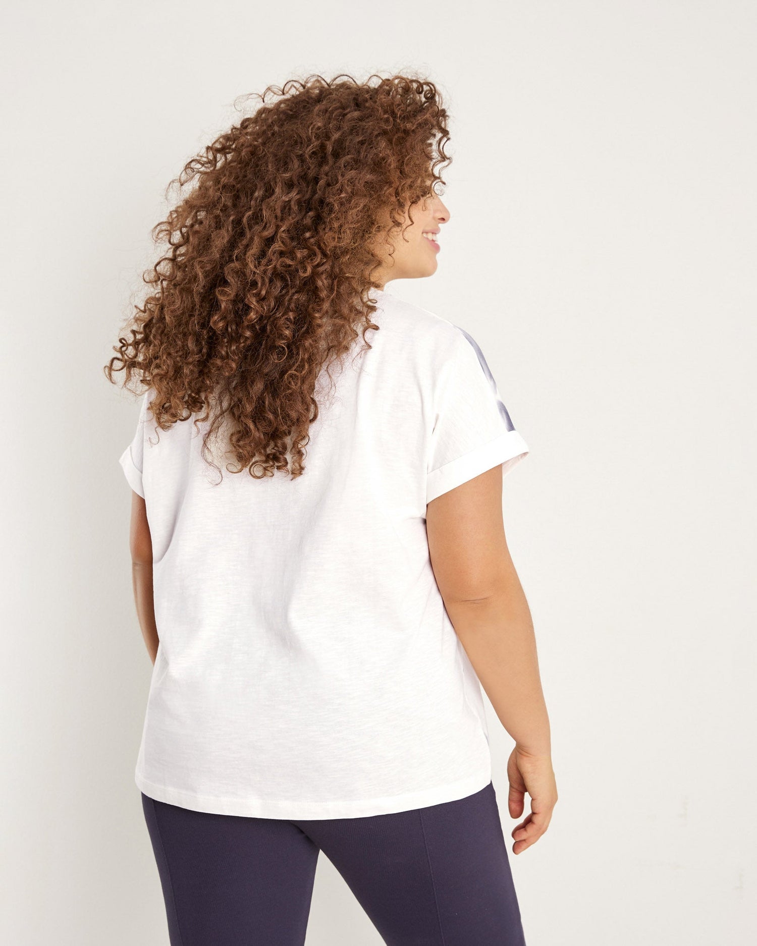 White T-Shirt 1/2 Sleeve