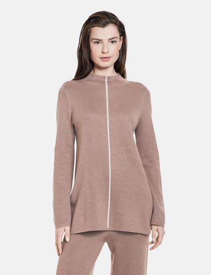 Beige Double-Face Sweater Ecovero