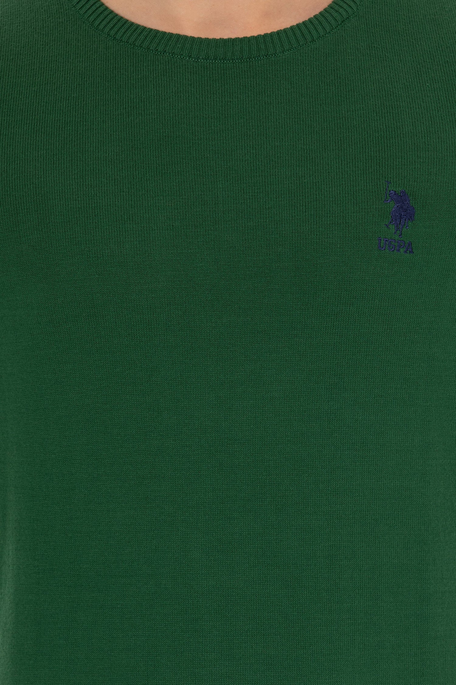 Green Knitting Jumper