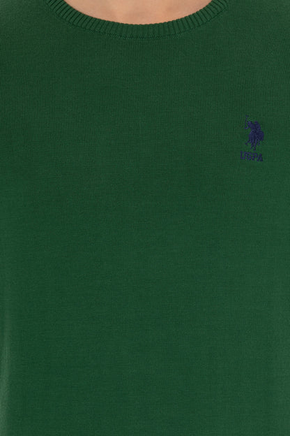 Green Knitting Jumper