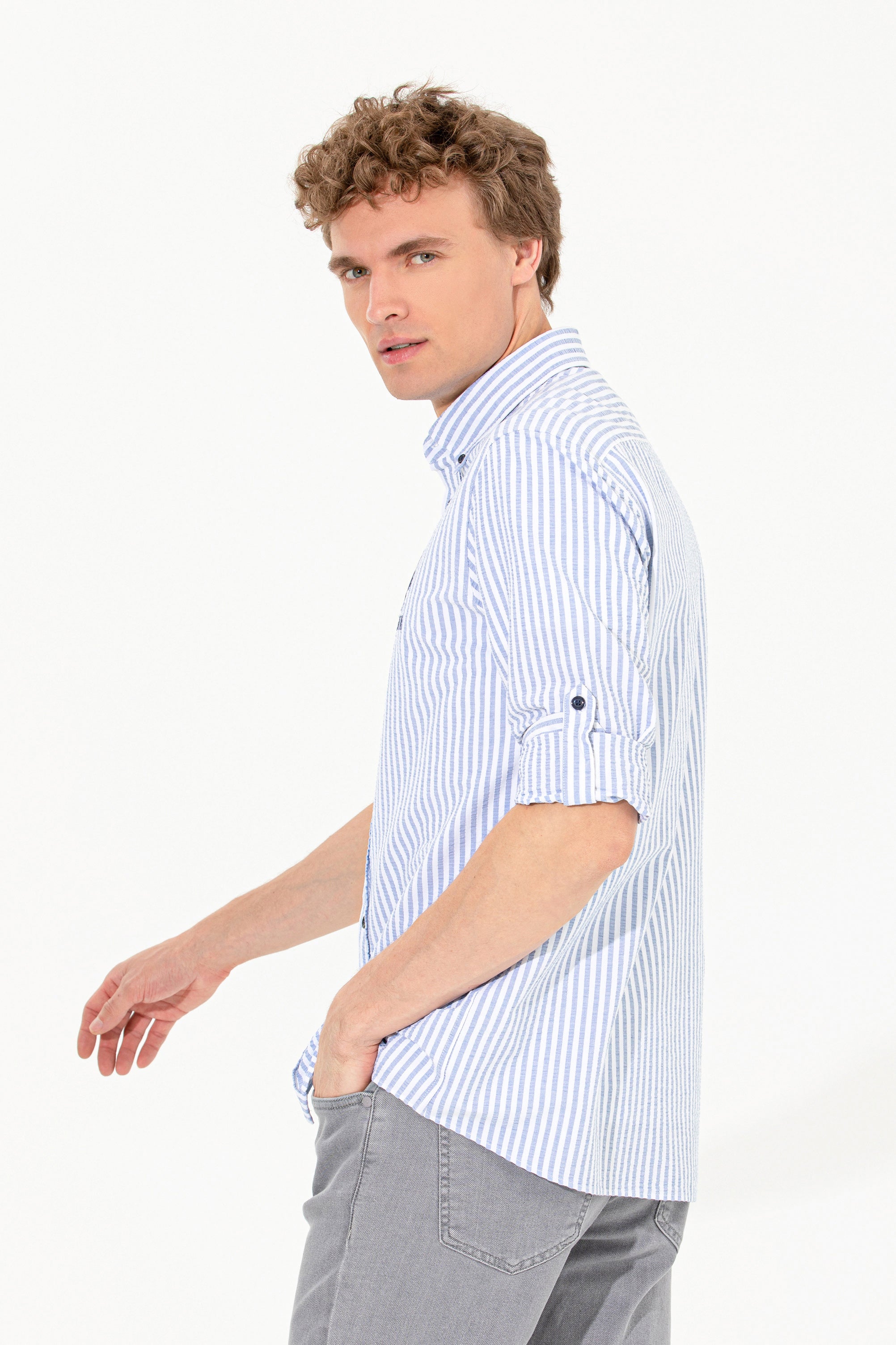 Light Blue Shirt Long Sleeve