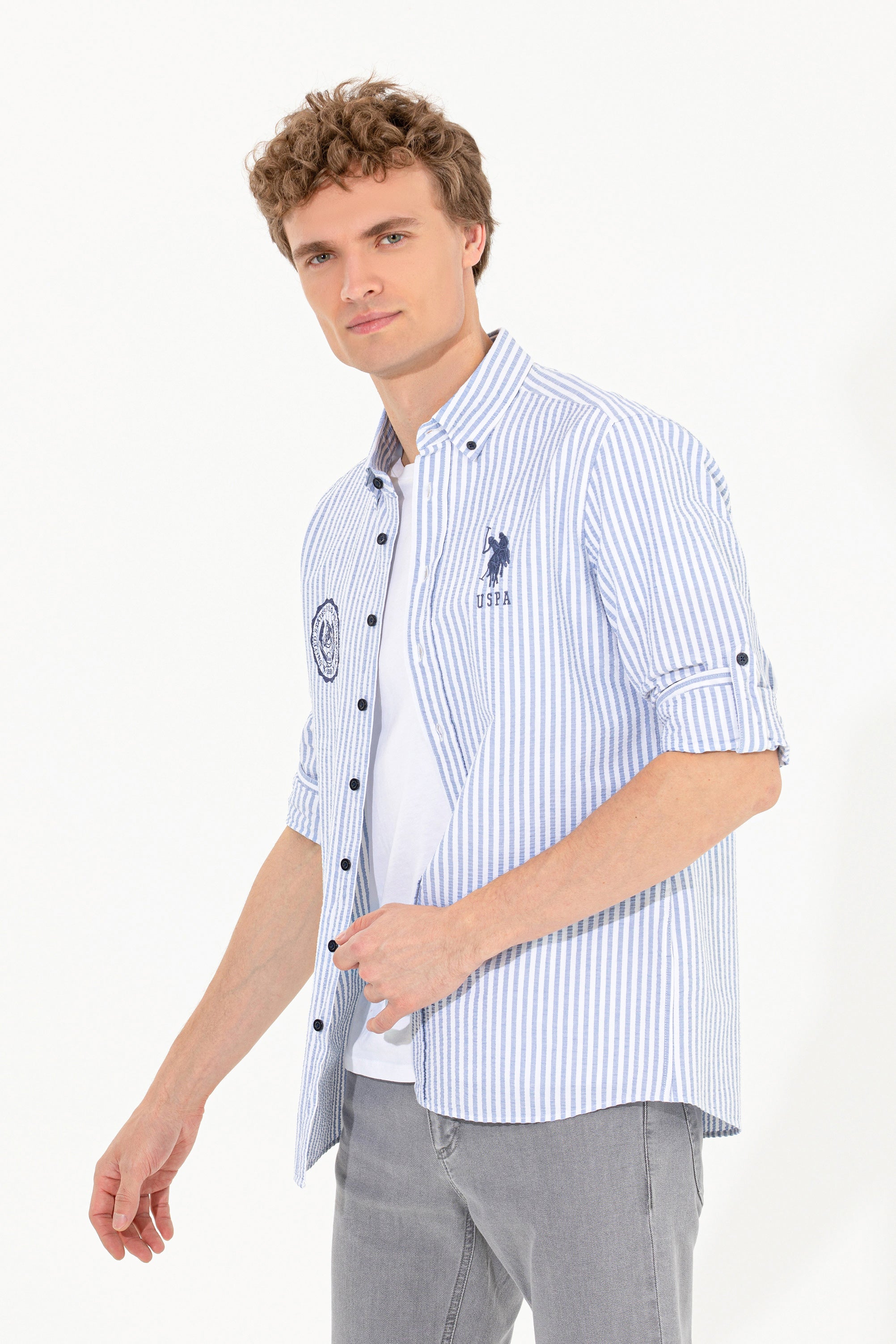 Light Blue Shirt Long Sleeve