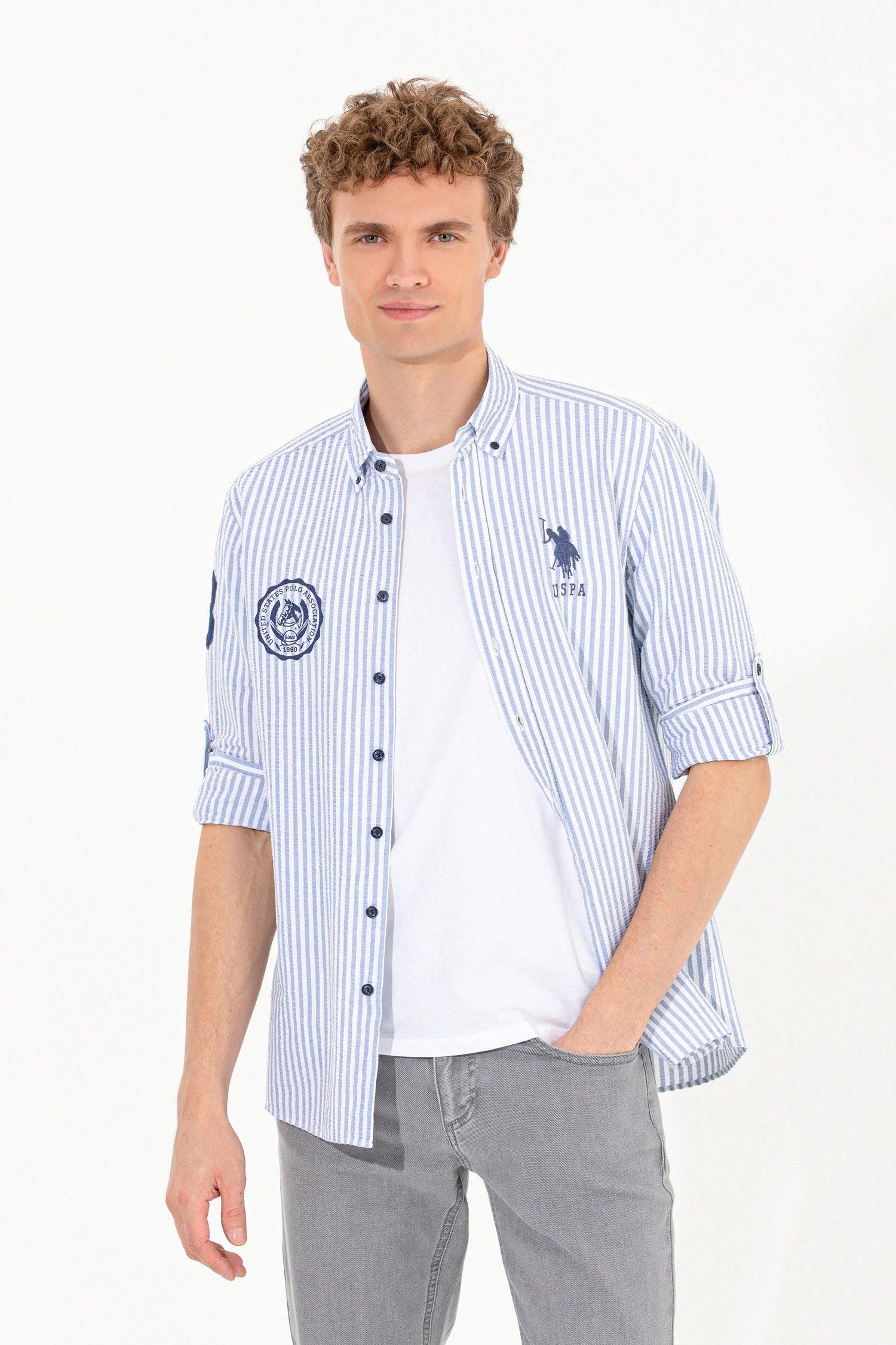 Light Blue Shirt Long Sleeve