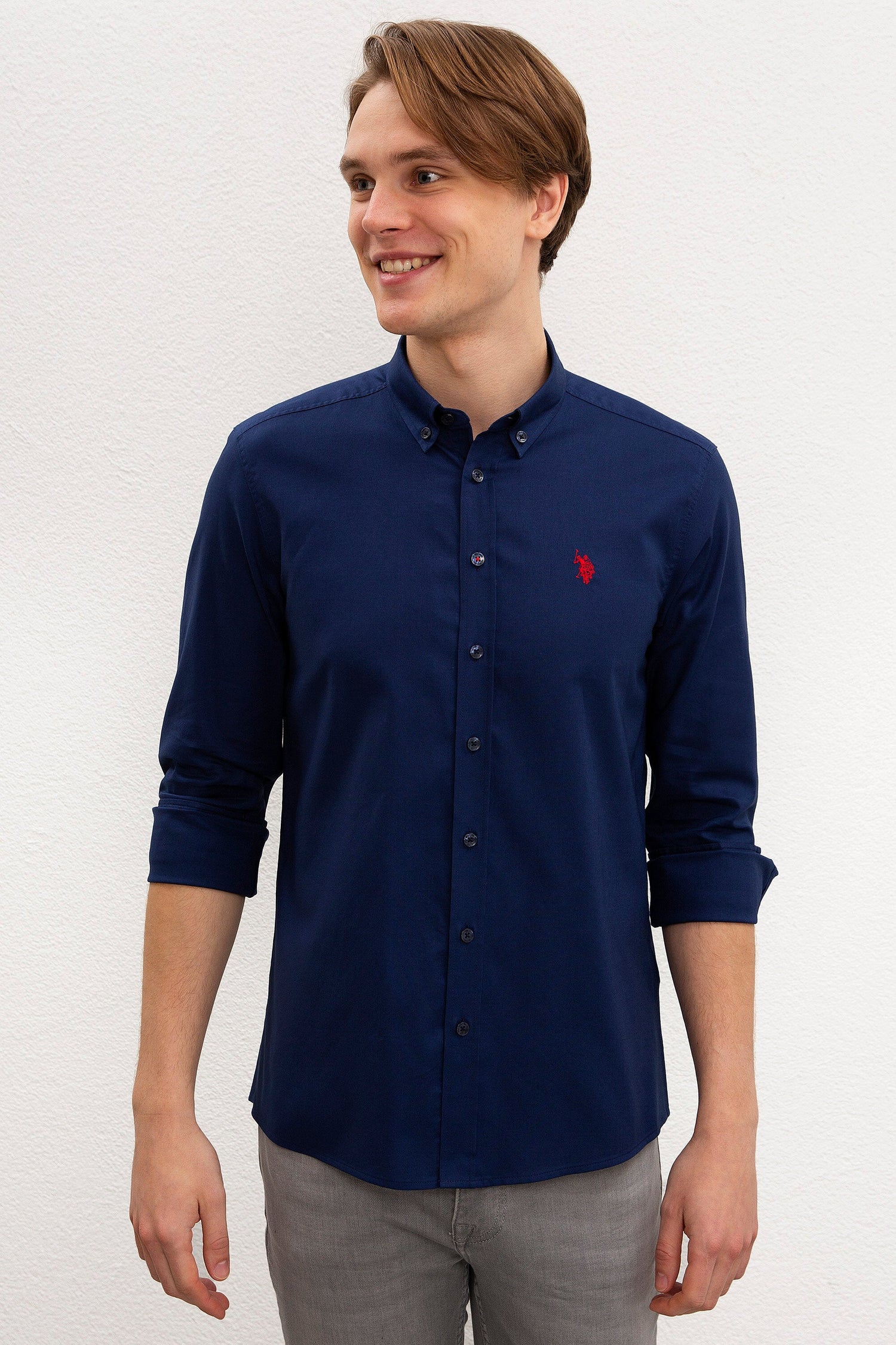 Dark Blue Shirt Long Sleeve