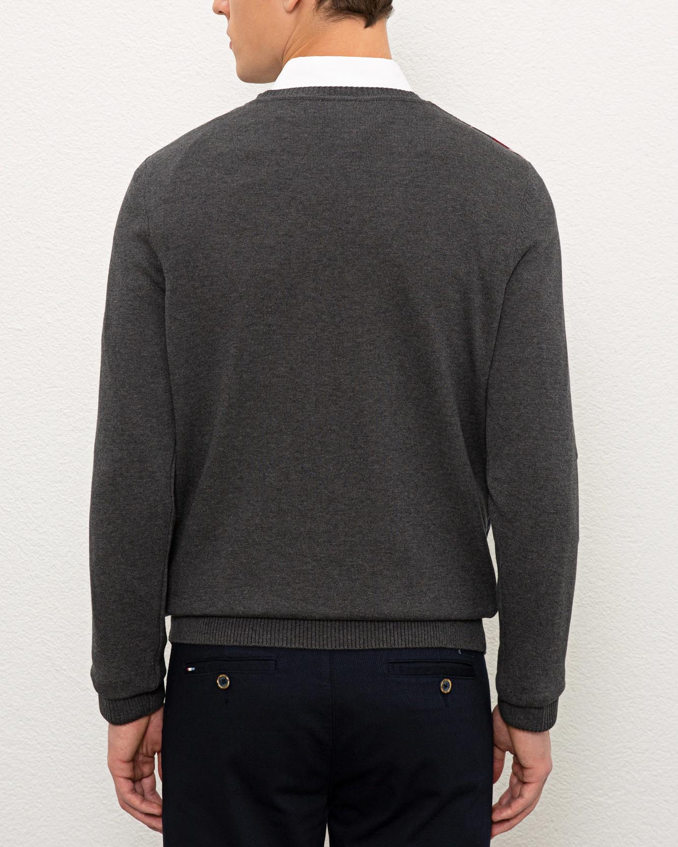 Dark Grey Knitting Jumper