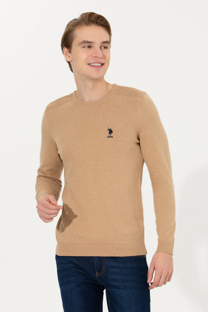 Beige Knitting Jumper