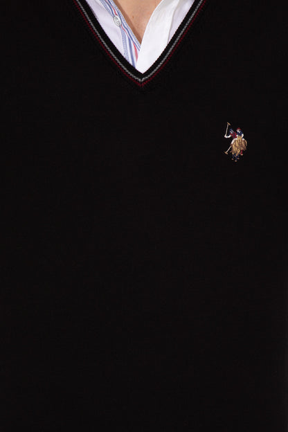 Black Knitting Jumper