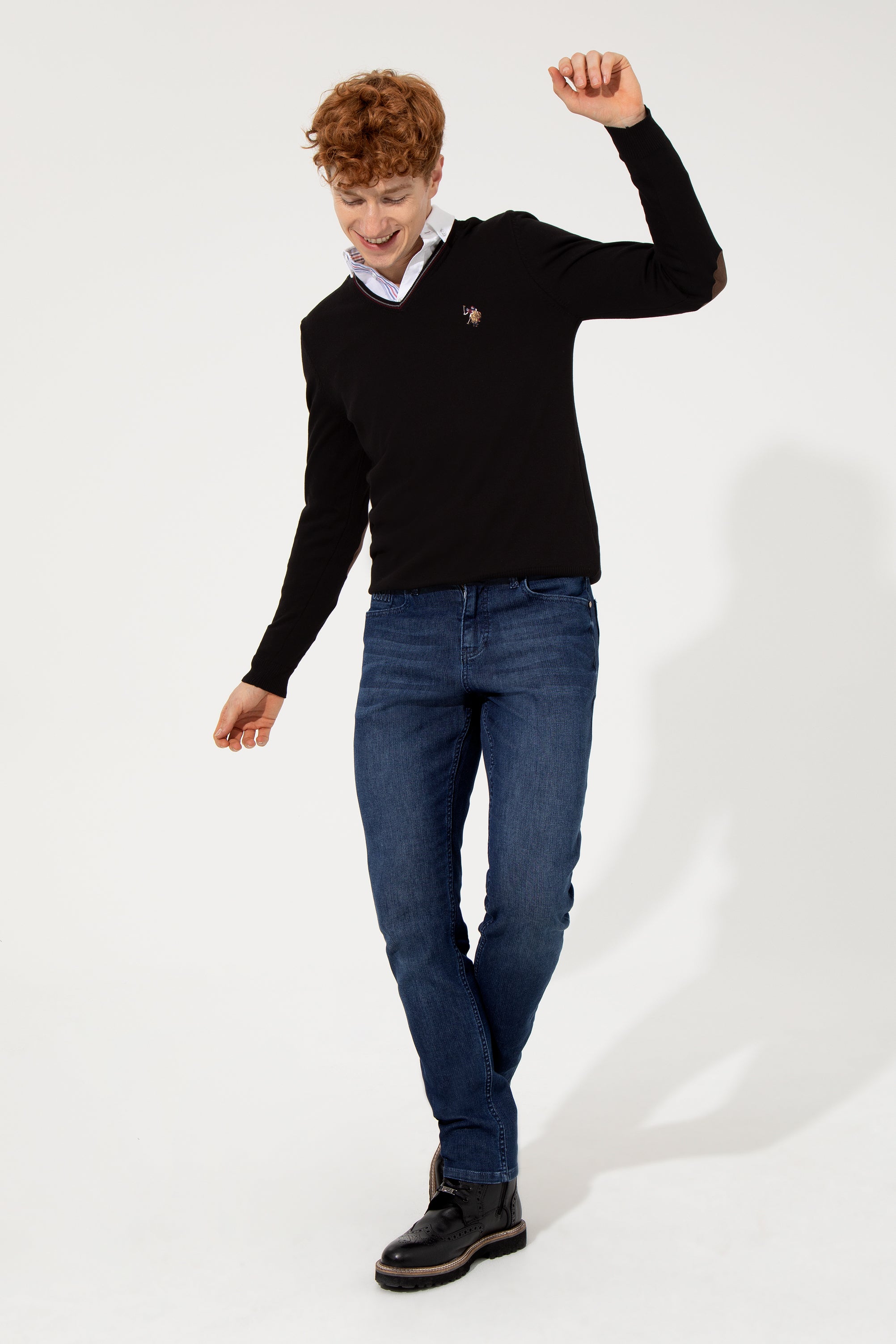 Black Knitting Jumper