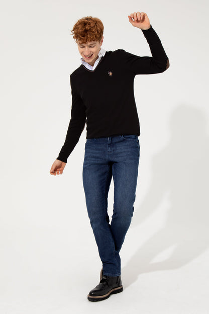 Black Knitting Jumper