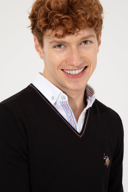 Black Knitting Jumper