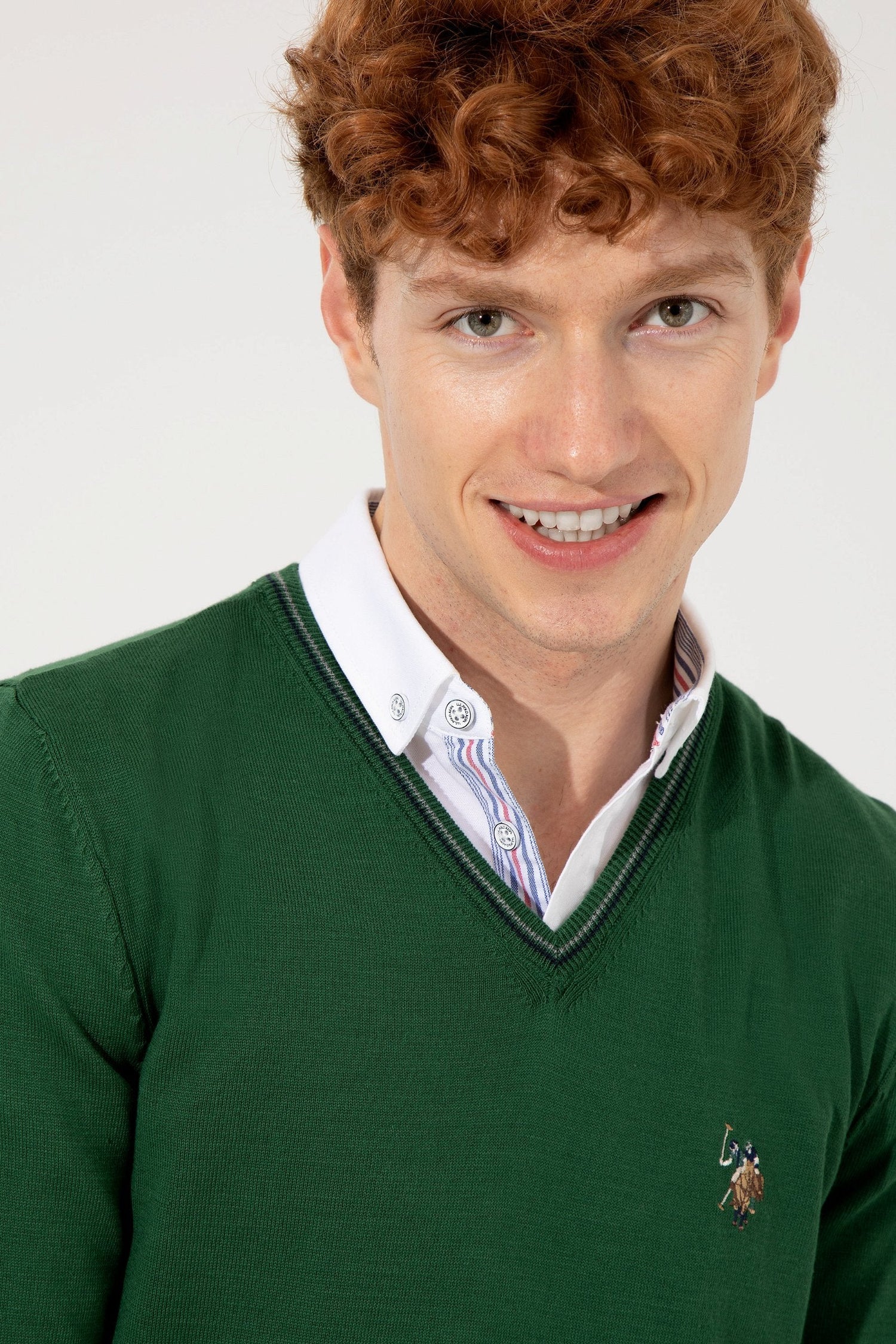 Green Knitting Jumper