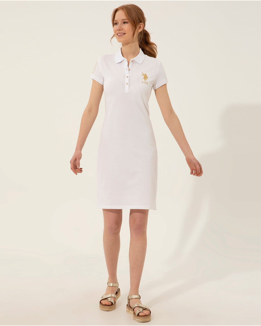 White Knitting Dress