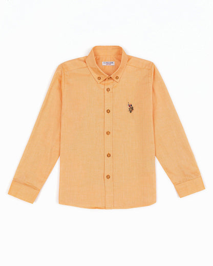 Orange Shirt Long Sleeve
