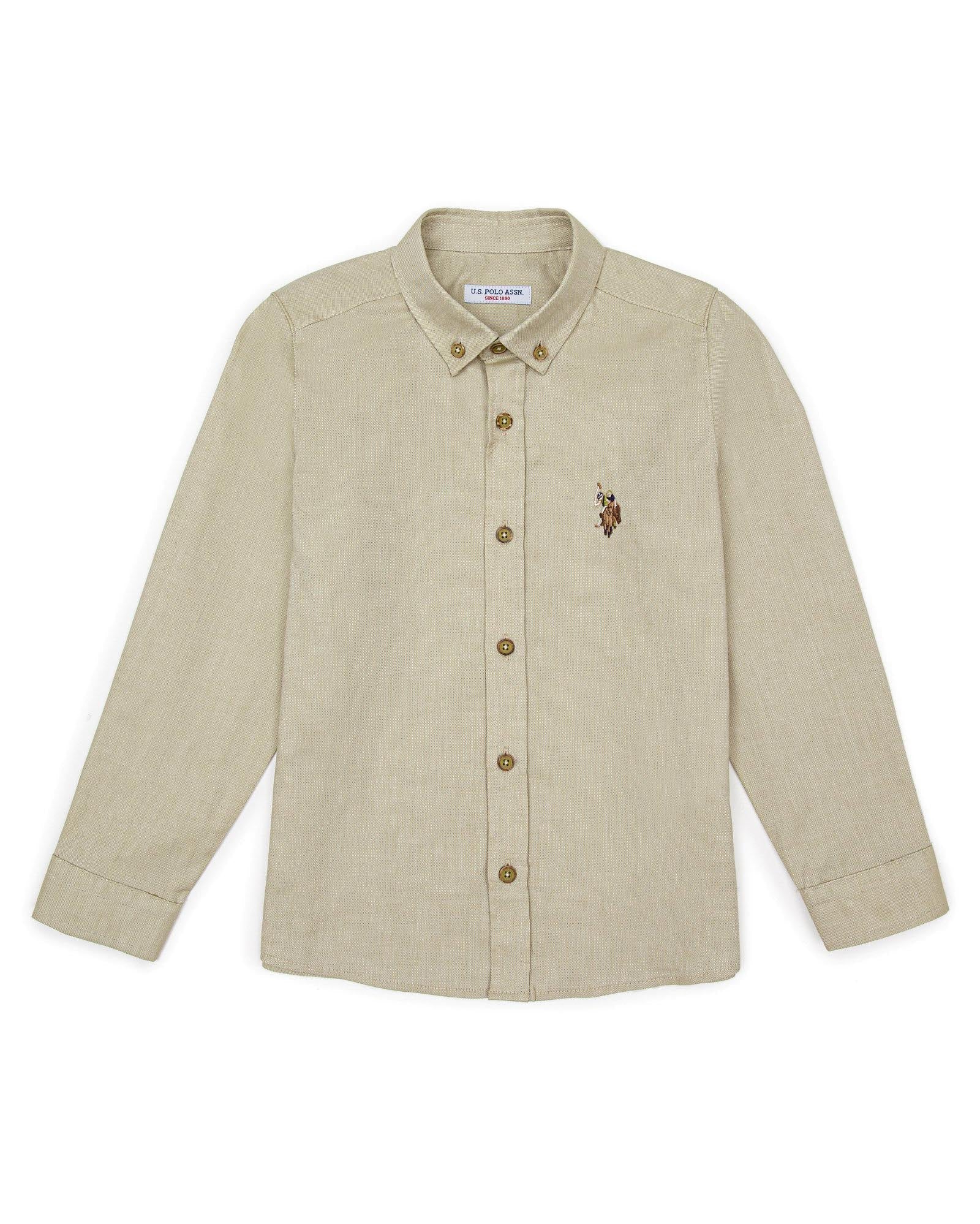 Kaki Shirt Long Sleeve