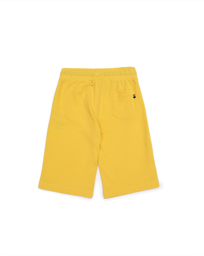 Yellow Knitting Short