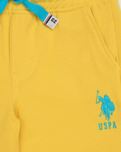 Yellow Knitting Short