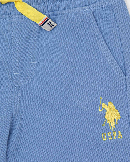 Light Blue Knitting Short