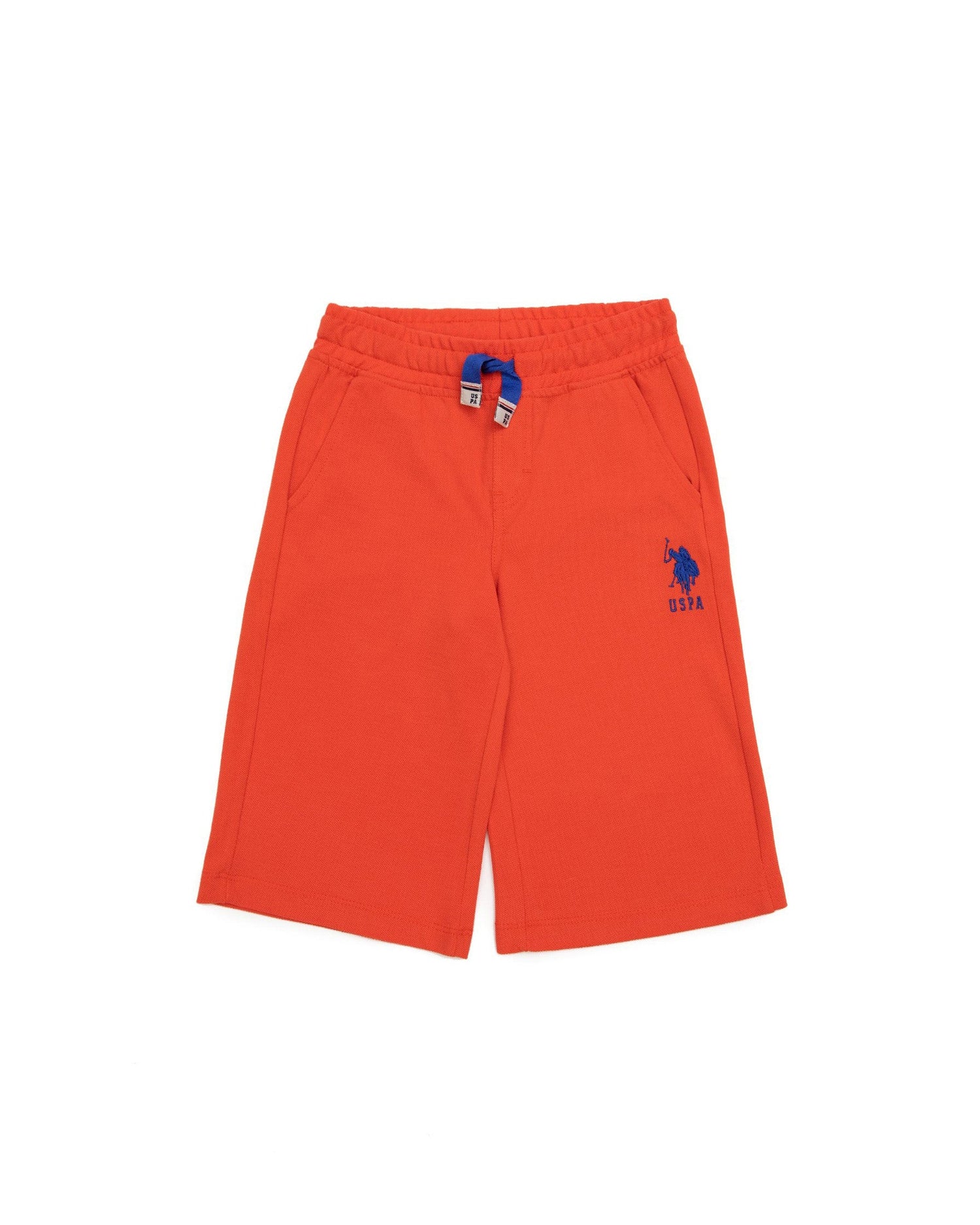 Orange Knitting Short