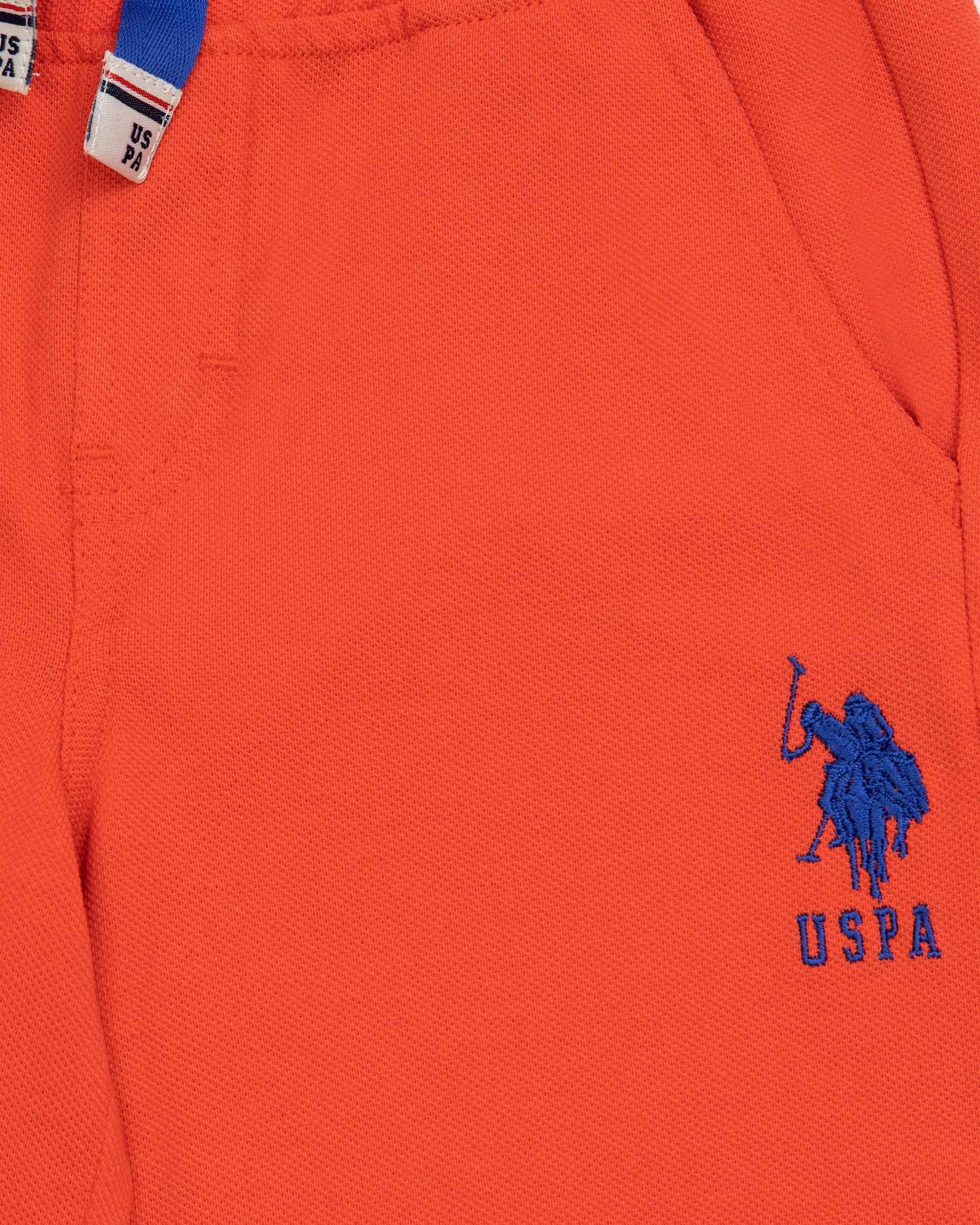 Orange Knitting Short