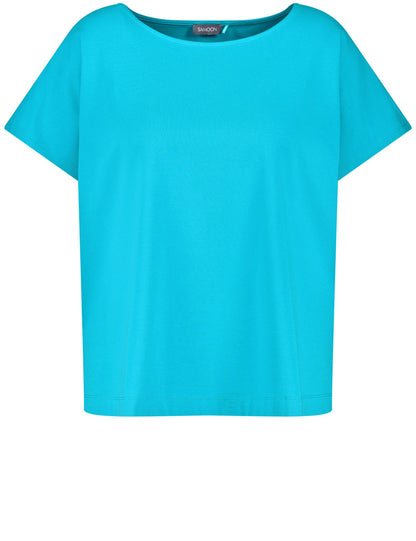 Basic T-Shirt With A Back Pleat