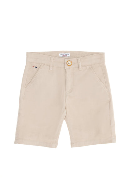 Beige Chino Shorts
