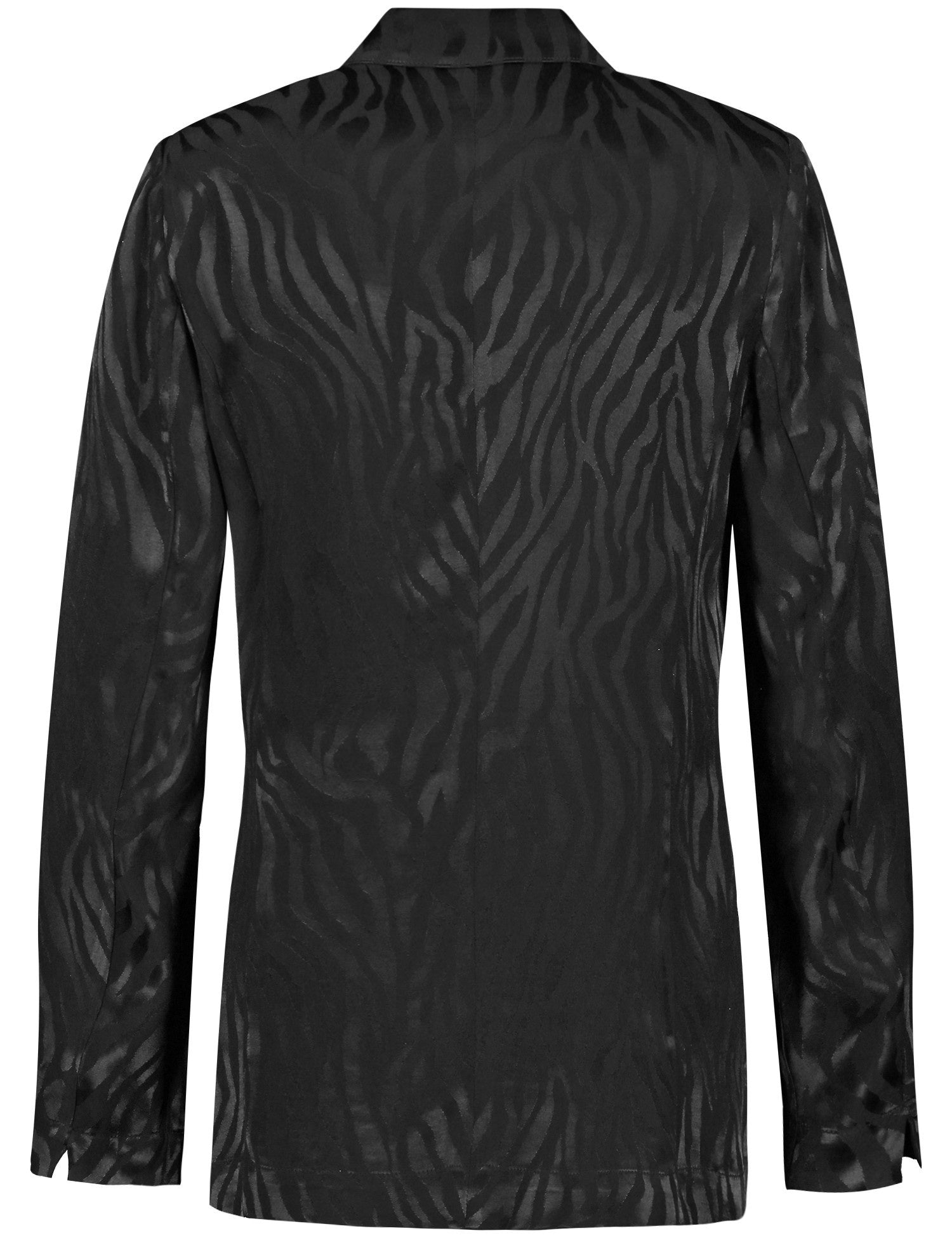 Blazer With A Satin Tiger Design