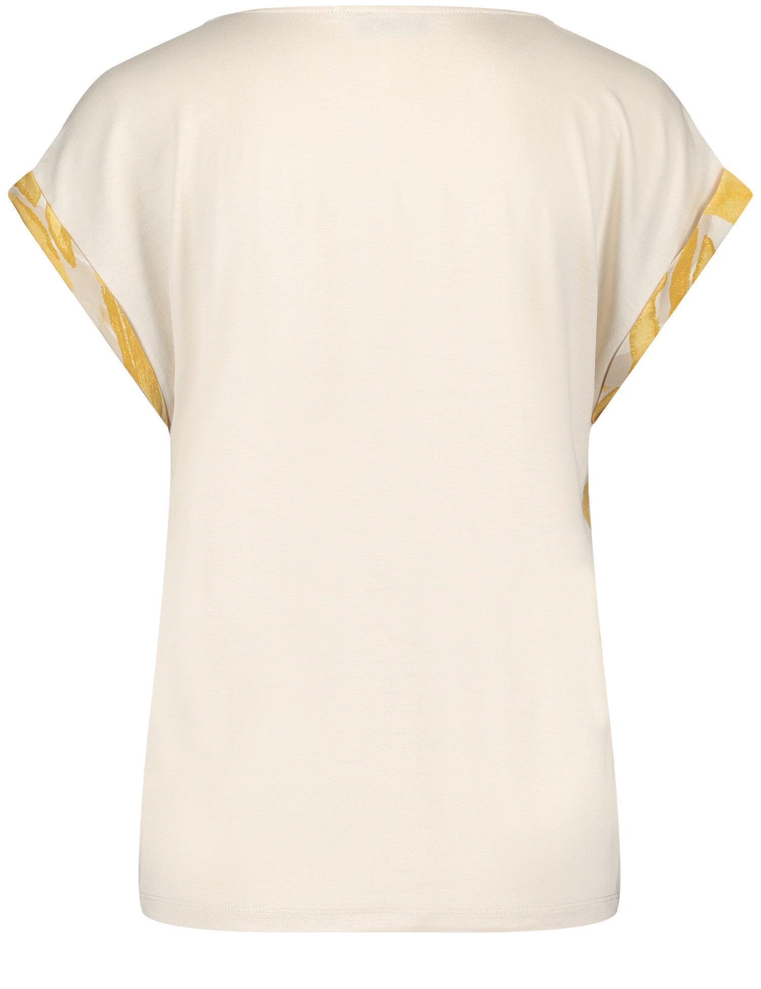 Blouse Top With A Satin Front